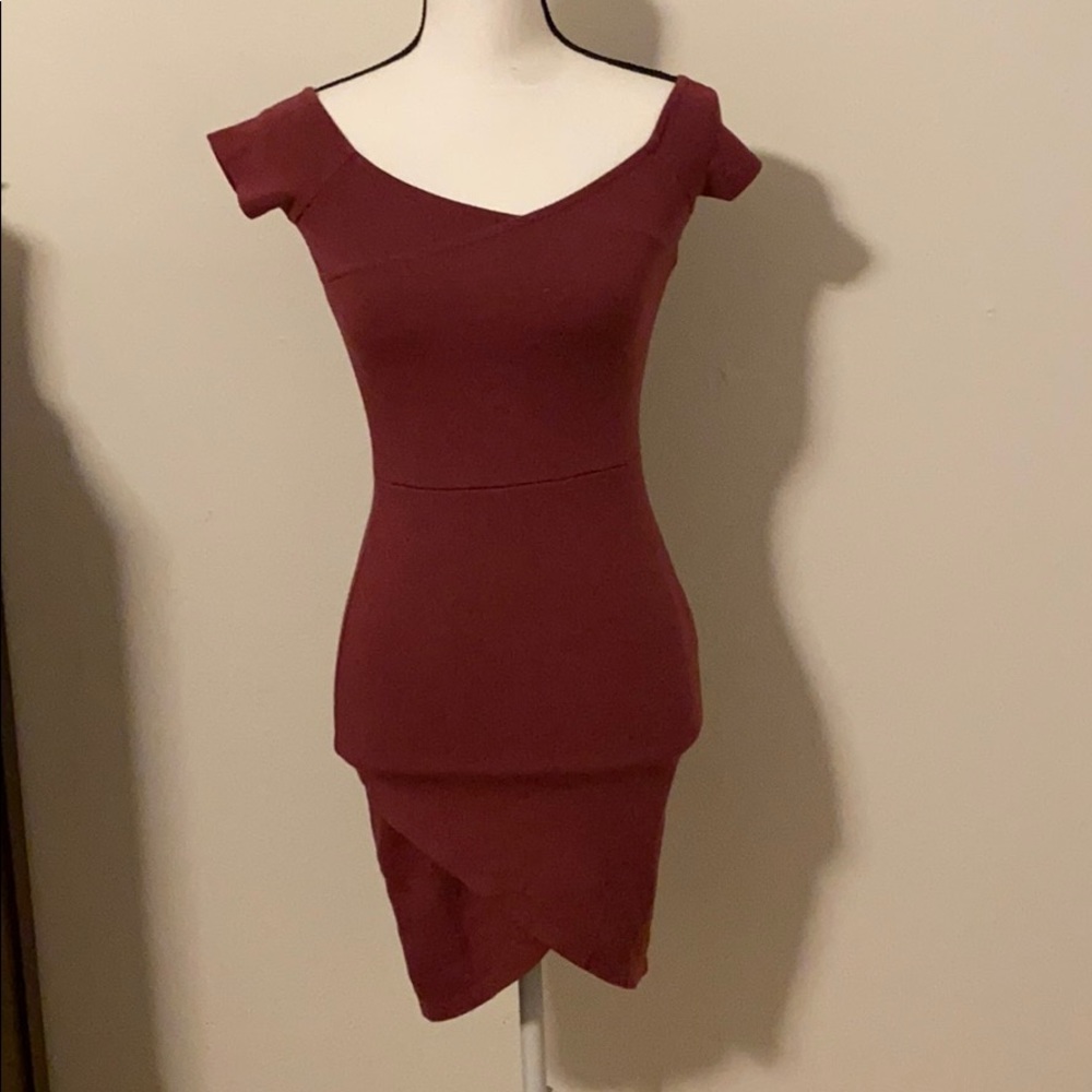 Maroon dress